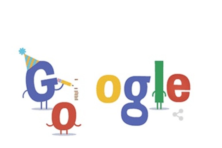 Google Doodle per sedicesimo compleanno di Mountain View - RIPRODUZIONE RISERVATA