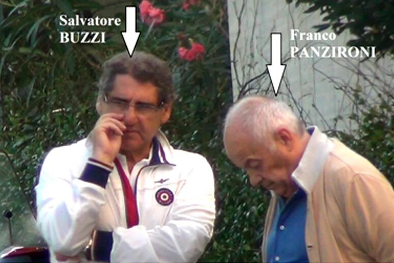 Salvatore Buzzi e Franco Panzironi - RIPRODUZIONE RISERVATA