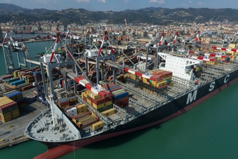 Una immagine del porto di Spezia - RIPRODUZIONE RISERVATA