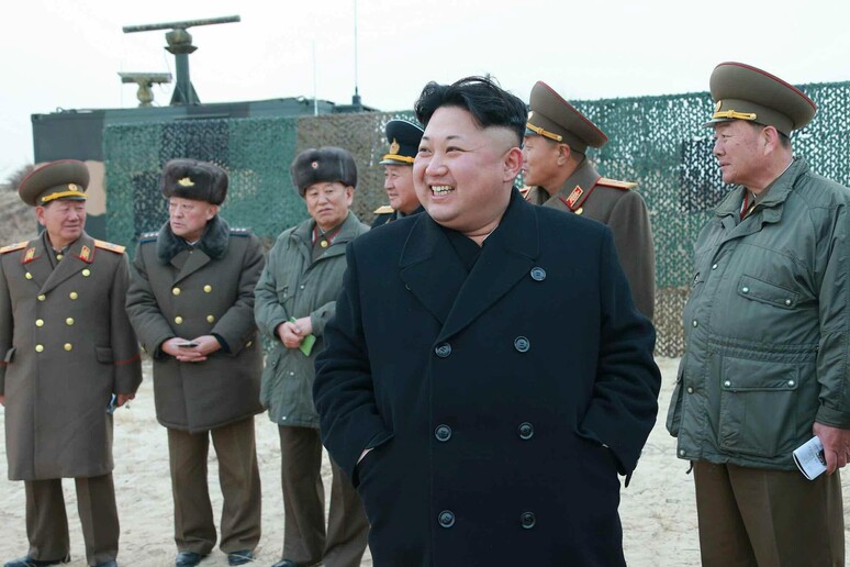 Una foto d 'archivio del leader nordcoreano Kim Jong-un - RIPRODUZIONE RISERVATA