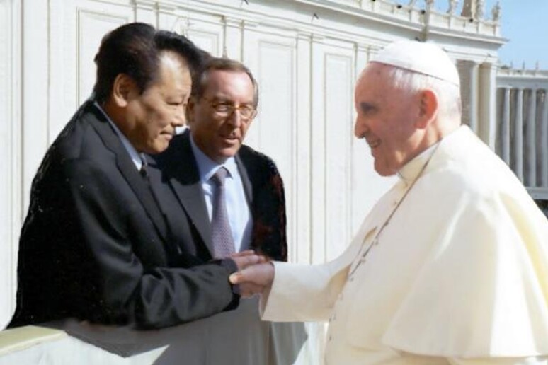 Pope Francis and Dr. Fukushima -     ALL RIGHTS RESERVED
