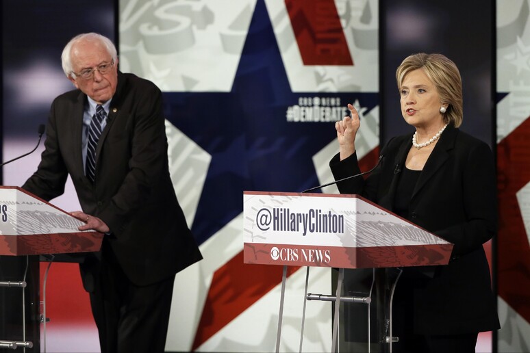 Hillary Clinton e Bernie Sanders © ANSA/AP
