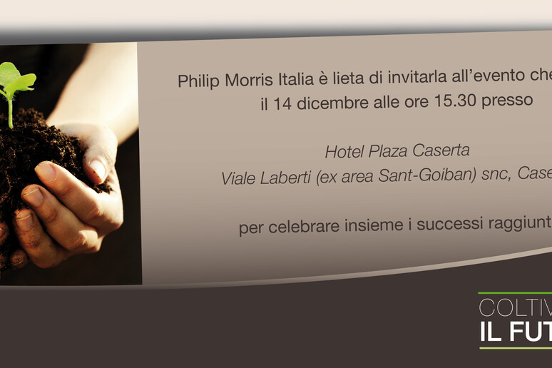 Philip Morris Italia "Coltiviamo il futuro" - RIPRODUZIONE RISERVATA