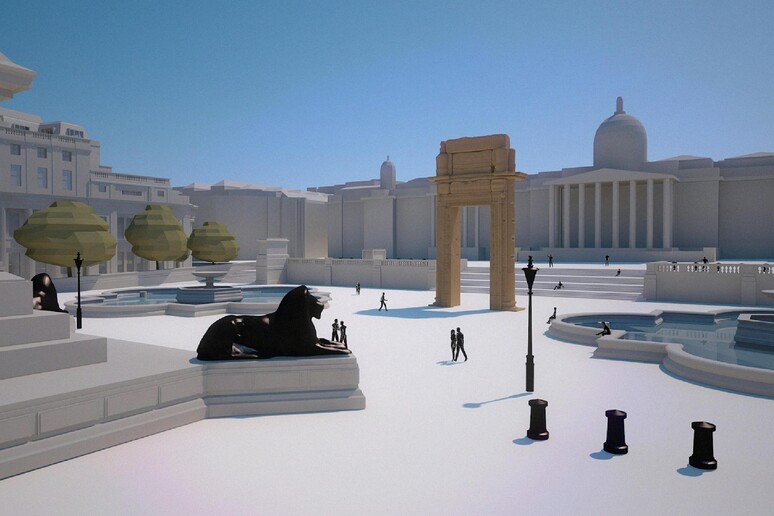 Isis:a Trafalgar Square sorger copia di arco Palmira - RIPRODUZIONE RISERVATA