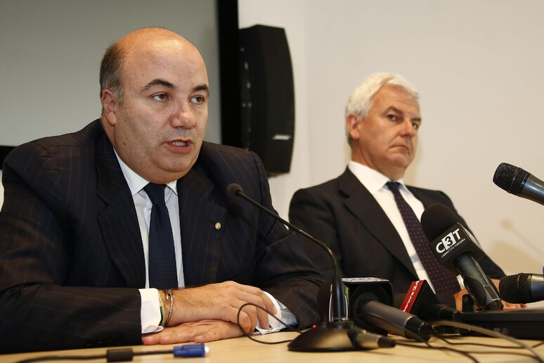 Fabrizio Viola, amministratore delegato di Mps (S) e Alessandro Profumo, presidente Mps (D) - RIPRODUZIONE RISERVATA