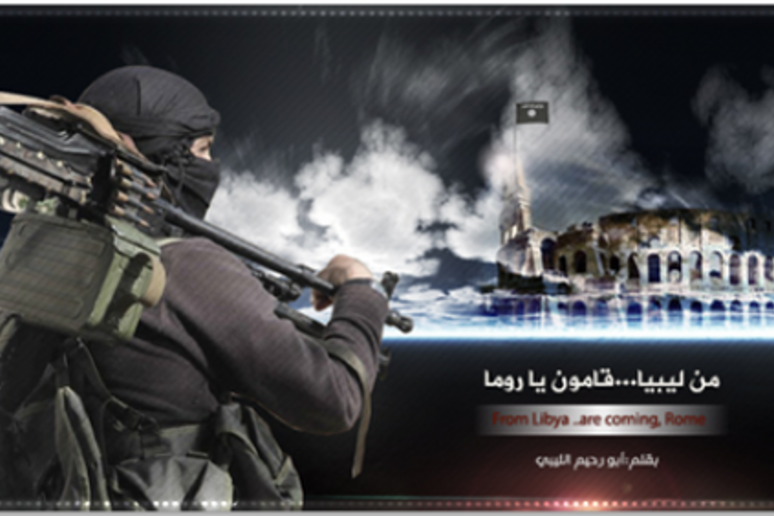 Nuove minacce Isis via Twitter, bandiera sul Colosseo - RIPRODUZIONE RISERVATA