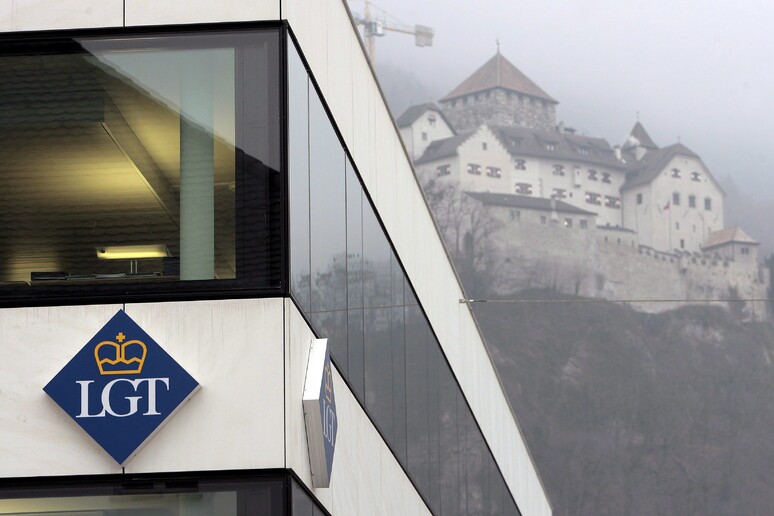 Il Logo di Bank Liechtenstein Global Trust © ANSA/EPA