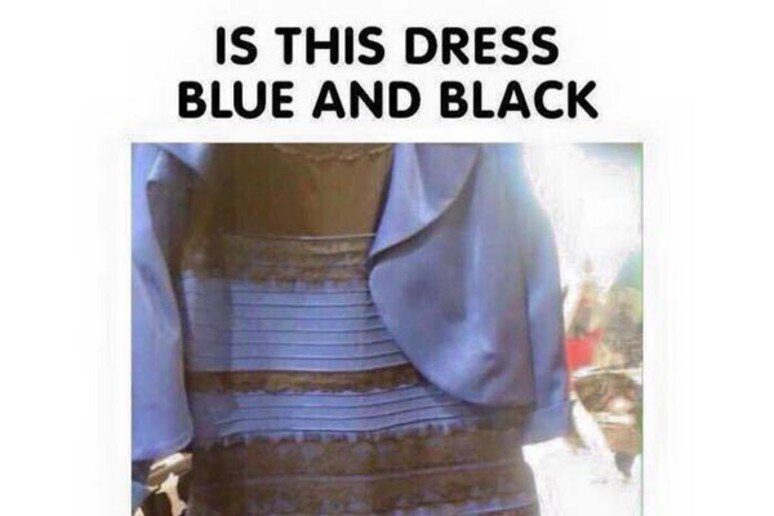 Di che colore è il vestito? - RIPRODUZIONE RISERVATA