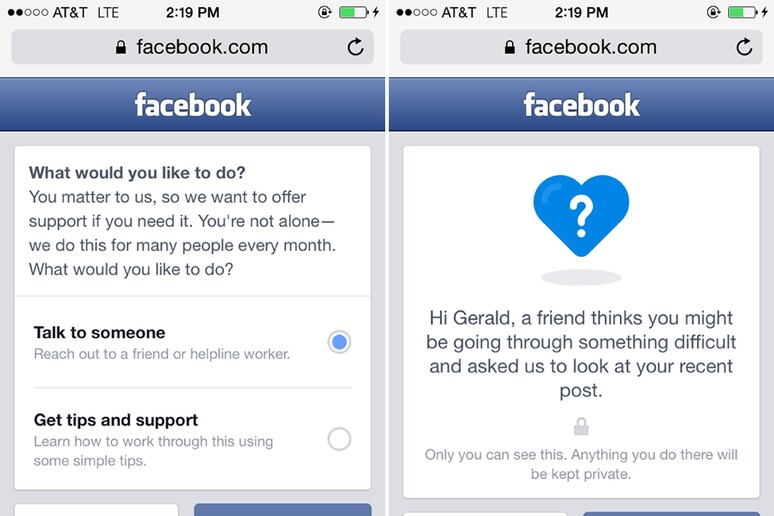 Facebook rafforza rete anti-suicidi - RIPRODUZIONE RISERVATA