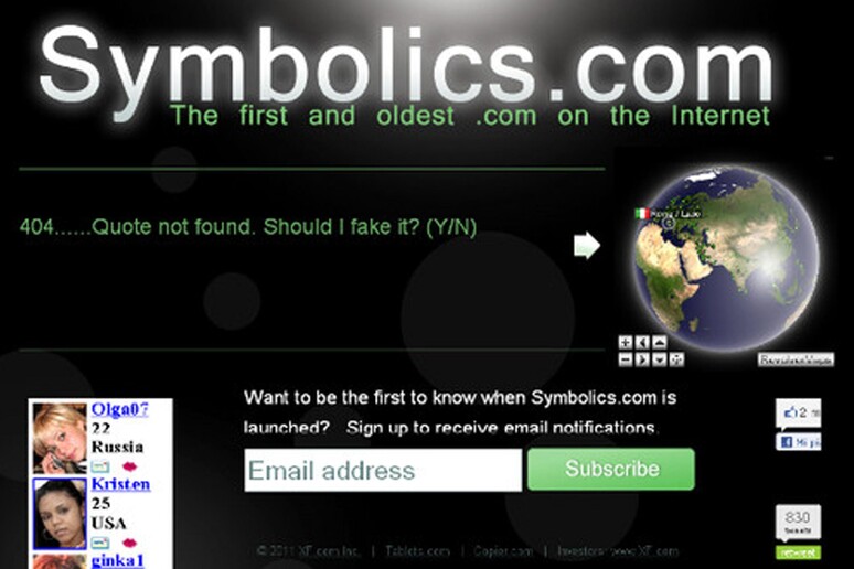Symbolics, compie 30 anni il primo dominio  '.com ' - RIPRODUZIONE RISERVATA