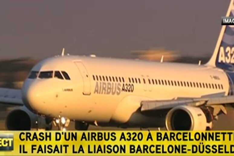 airbus si schianta in Francia - RIPRODUZIONE RISERVATA