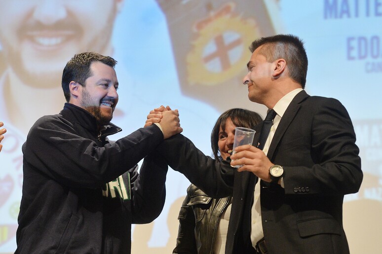 Rixi con Salvini - RIPRODUZIONE RISERVATA
