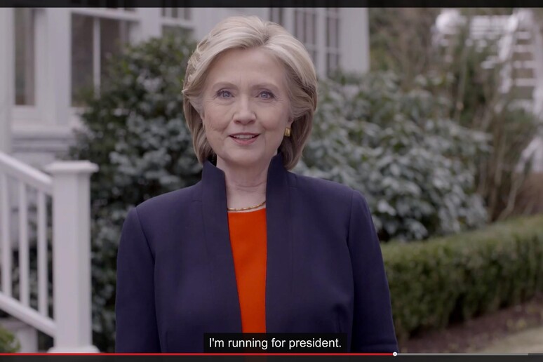 Il video di Hillary Clinton © ANSA/AP