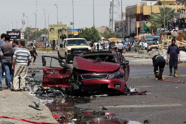 Bomba a Baghdad © ANSA/AP