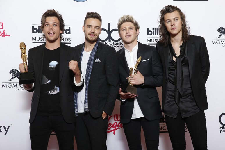 Louis Tomlinson, Liam Payne, Niall Horan, Harry Styles degli One Direction © ANSA/AP