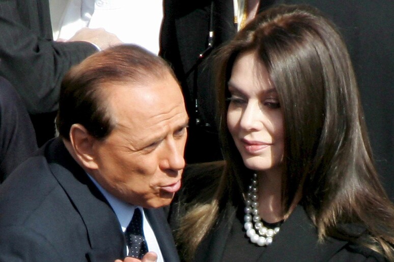 Veronica Lario e Silvio Berlusconi © ANSA/EPA