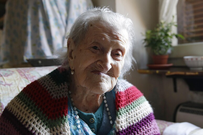 Supercentenari, la nonna di Verbania adesso la seconda al mondo © ANSA/AP