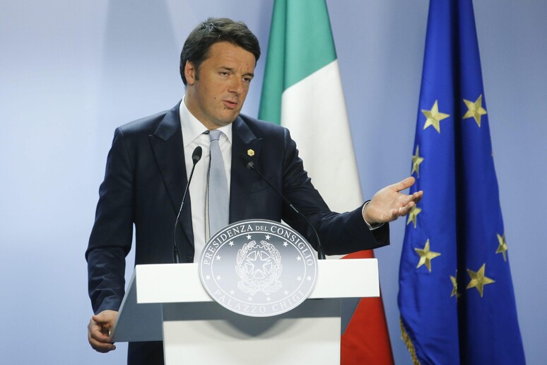 Matteo Renzi in una foto d 'archivio © ANSA/EPA