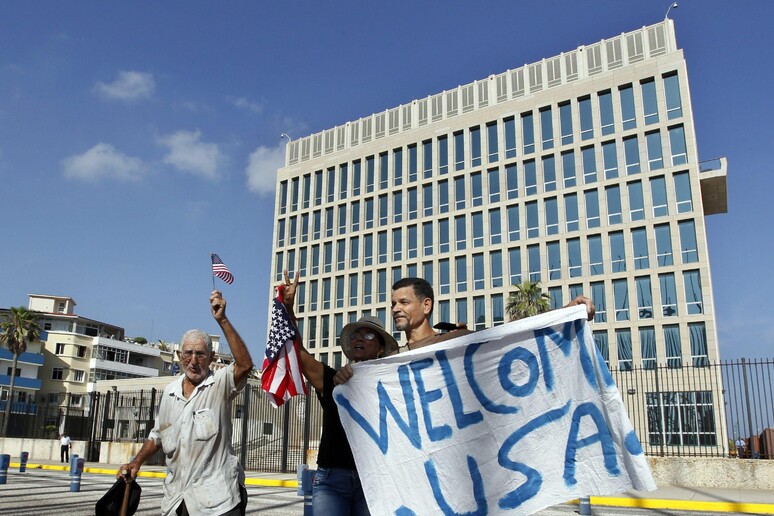 USA and Cuba reopen embassies © ANSA/EPA