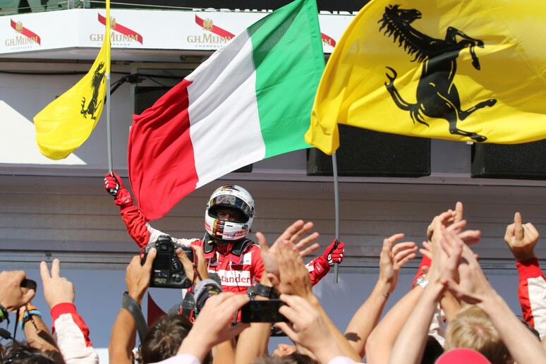 Formula 1: boom di spettatori per la vittoria di Vettel al Gp d 'Ungheria © ANSA/AP