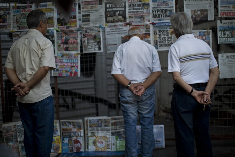 Grecia: il giorno dopo il voto © ANSA/AP