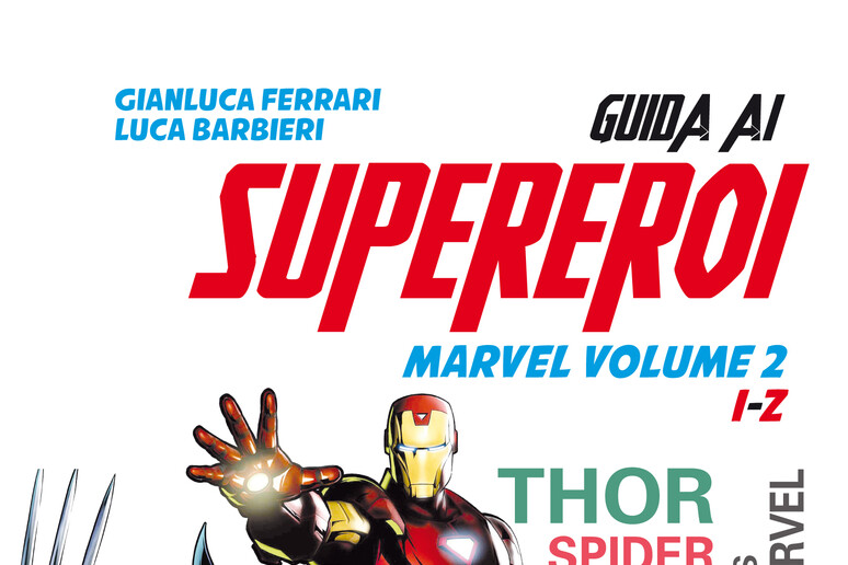 La copertina del libro  'I supereroi Marvel dalla I alla Z ' - RIPRODUZIONE RISERVATA