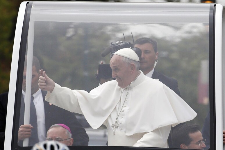 Papa Francesco a Filadelfia © ANSA/AP