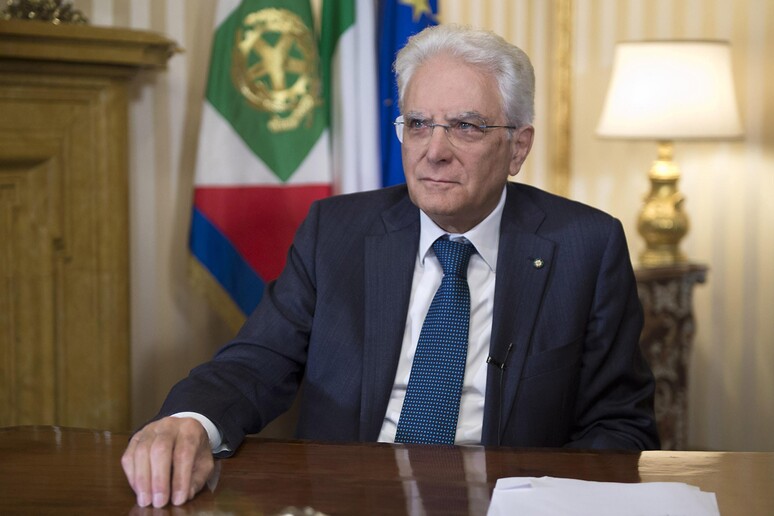 Il Presidente della Repubblica Sergio Mattarella - RIPRODUZIONE RISERVATA