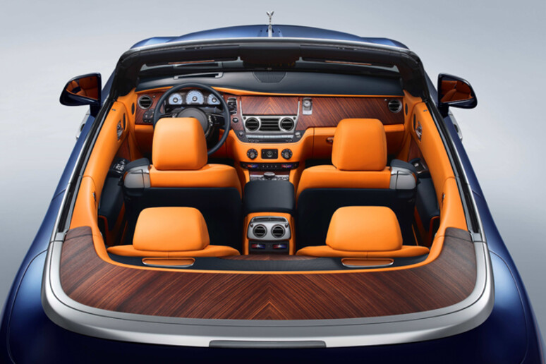 Rolls-Royce Dawn, la più esclusive delle cabriolet di lusso © ANSA/Ufficio Stampa Rolls-Royce