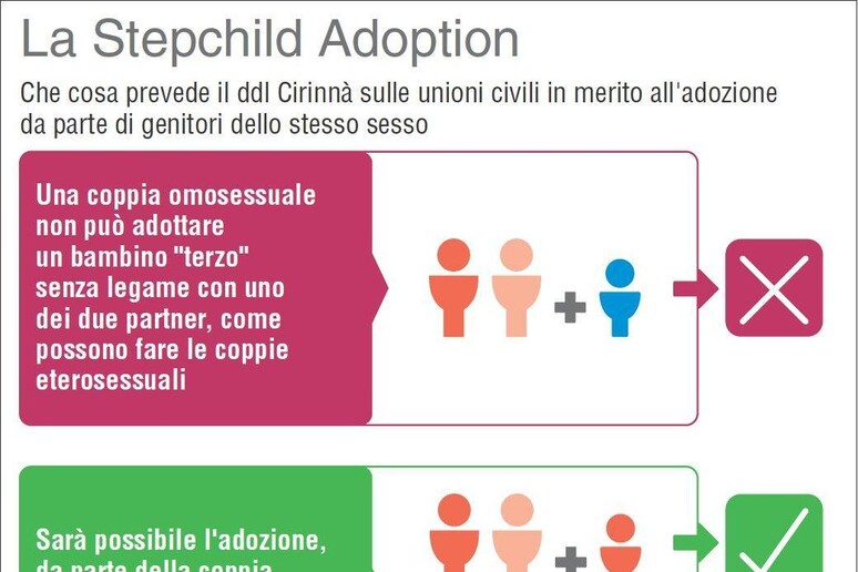 Che cos ' è la Stepchild Adoption - RIPRODUZIONE RISERVATA
