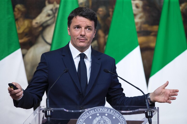 Il premier Matteo Renzi -     RIPRODUZIONE RISERVATA