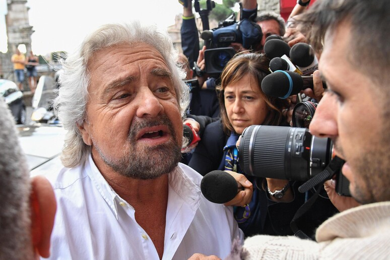 Beppe Grillo in una recente immagine - RIPRODUZIONE RISERVATA