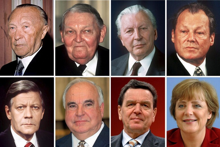 I cancellieri tedeschi, da Adenauer a Merkel - RIPRODUZIONE RISERVATA