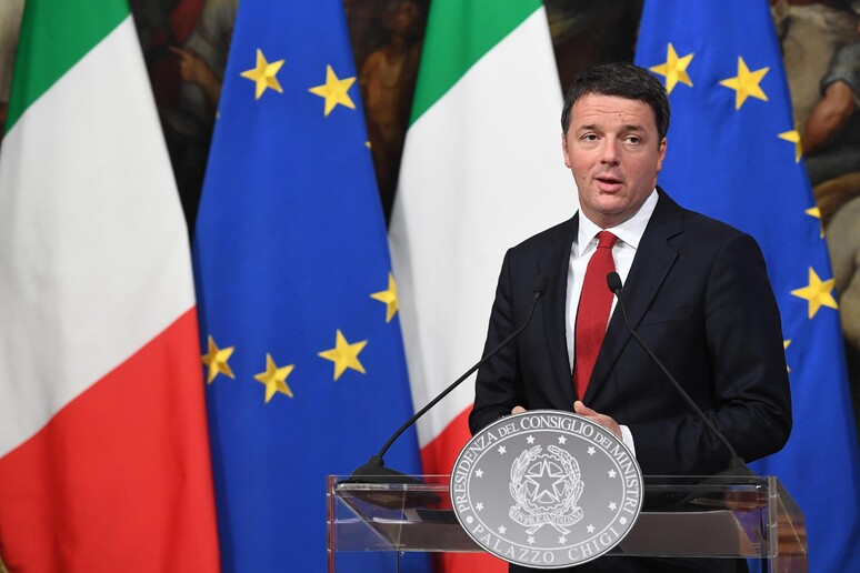 Matteo Renzi press conference -     ALL RIGHTS RESERVED