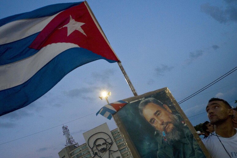 Il dolore del popolo cubano © ANSA/AP