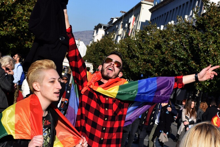 Gay Pride March in Podgorica [ARCHIVE MATERIAL 20161217 ] - RIPRODUZIONE RISERVATA