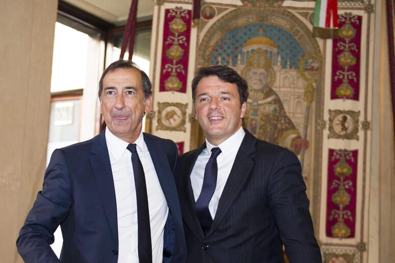Giuseppe Sala e Matteo Renzi - RIPRODUZIONE RISERVATA