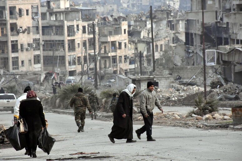 La distruzione di Aleppo © ANSA/EPA