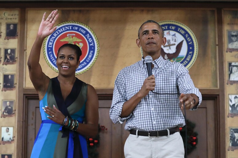 Barack Obama,Michelle Obama © ANSA/AP