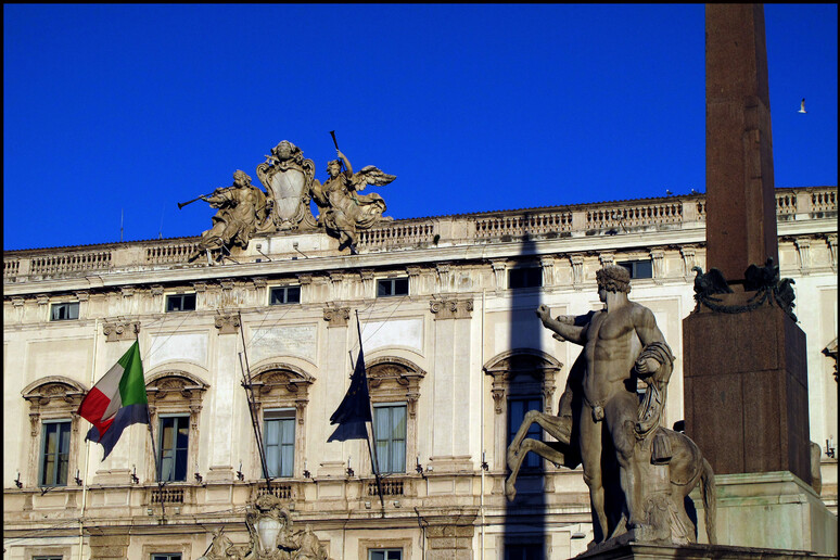 Una veduta del Palazzo della Consulta a Roma - RIPRODUZIONE RISERVATA