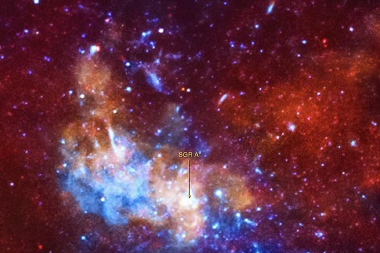 Un 'immagine del buco nero Sagittarius A sorpreso per la prima volta "a tavola" al centro della Via Lattea - RIPRODUZIONE RISERVATA