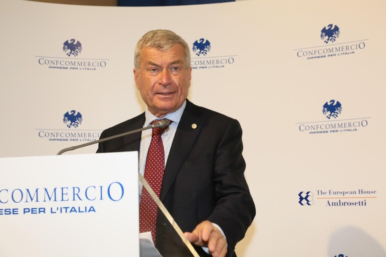 Il presidente di Confcommercio Carlo Sangalli - RIPRODUZIONE RISERVATA