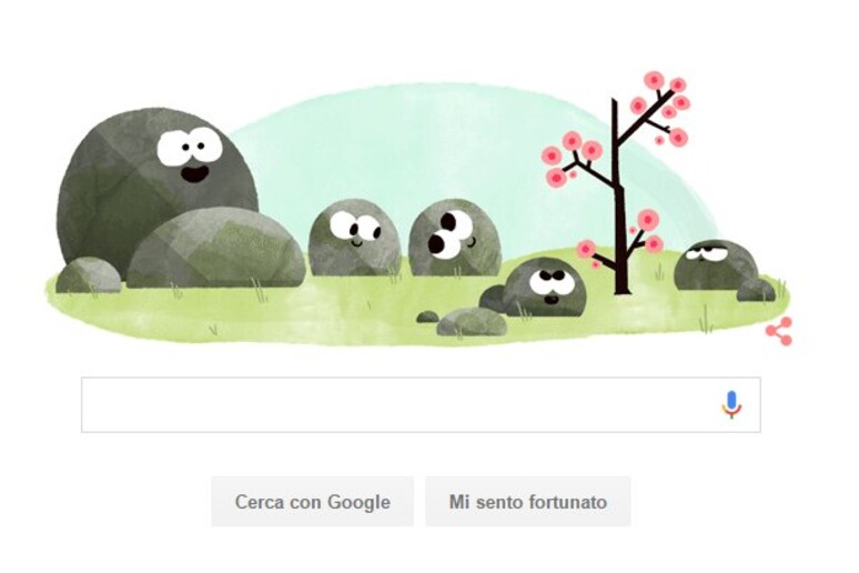 Equinozio di Primavera, Google gli dedica un doodle - RIPRODUZIONE RISERVATA