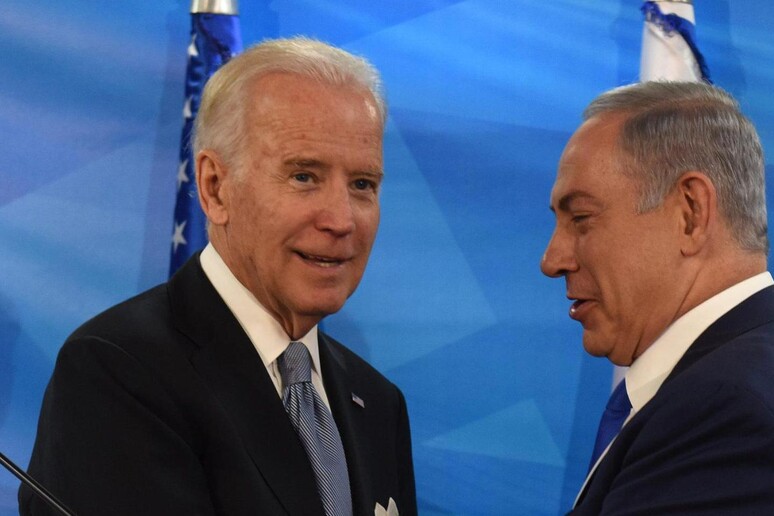 Joe Biden e Benyamin Netanyahu © ANSA/EPA