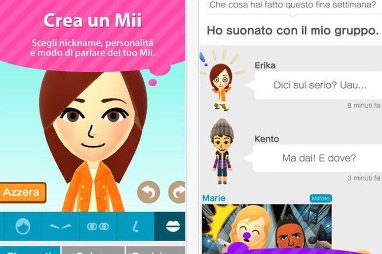 Nintendo, è boom download per app Miitomo - RIPRODUZIONE RISERVATA