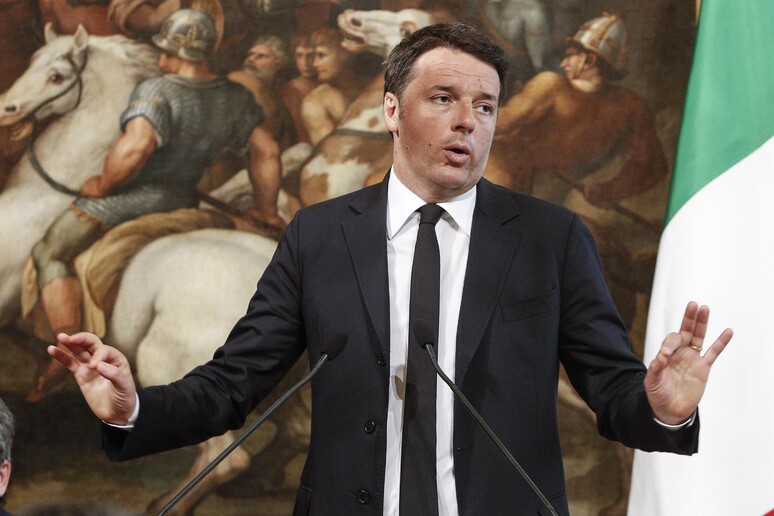 Il presidente del Consiglio Matteo Renzi - RIPRODUZIONE RISERVATA