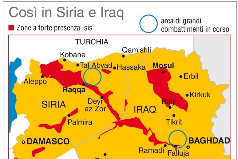 Cosi ' in Siria e Iraq - RIPRODUZIONE RISERVATA
