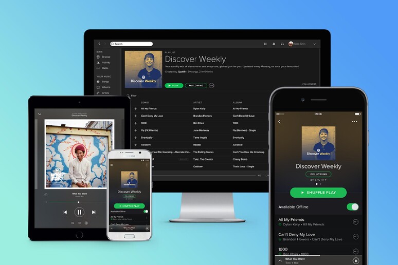 Spotify ha 50 milioni di abbonati, stacca Apple Music - RIPRODUZIONE RISERVATA