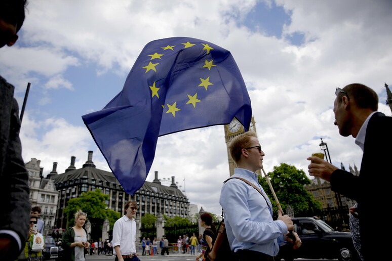 La bandiera dell 'Ue © ANSA/AP