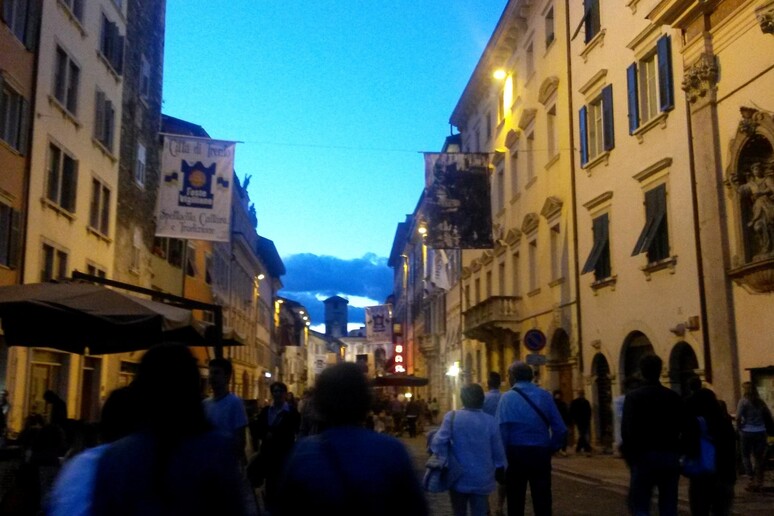 Feste vigiliane: Trento; Notte bianca - RIPRODUZIONE RISERVATA